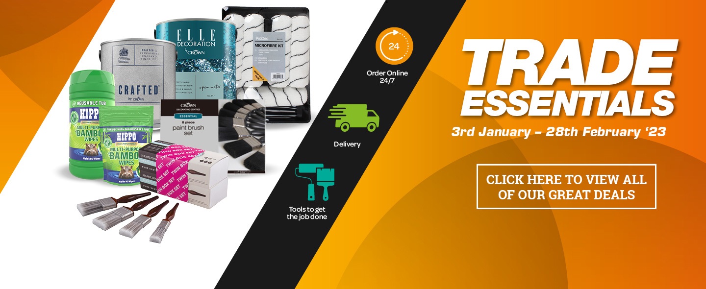 The 1 Store for Trade Paint, Wallpaper & Tools Crown Decorating