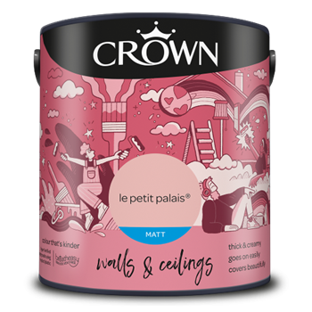 Crown Walls & Ceilings Matt Emulsion - Le Petit Palais - 2.5L