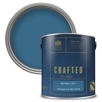 CRAFTED™ by Crown Luxurious Flat Matt Emulsion - Premium Interior Wall, Ceiling and Wood Paint - Abstract Art™ - 2.5L