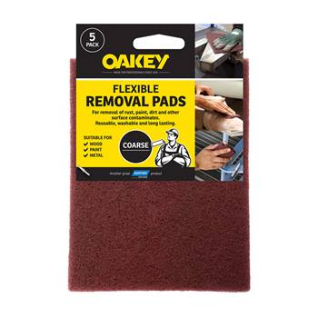 OAKEY Flexible Preperation Pad Maroon Pad Sanding