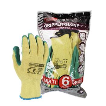 Blackrock Painters Latex Gripper Gloves 6 Pack