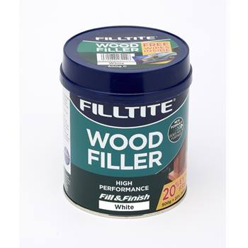 Filltite Woodfiller + 20% Extra Free With Free Wipes Inside - White