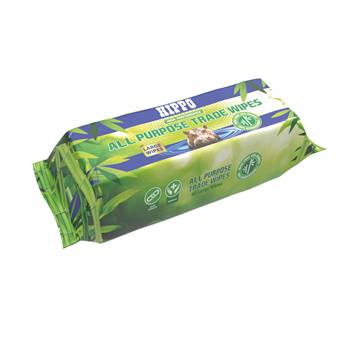 Hippo Large Bamboo Wipes 80 Pack