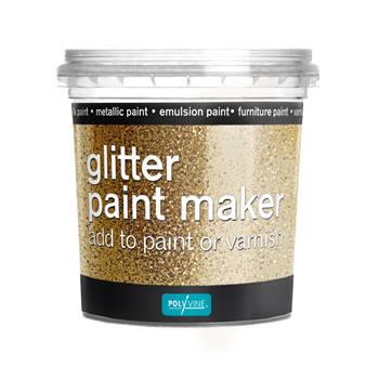 Polyvine Glitter Paint Maker Gold 75g
