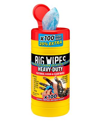 Heavy Duty Big Wipes 25% Extra Free